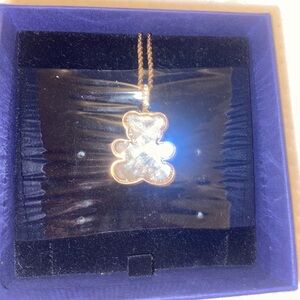 swavroski bear necklace